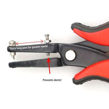 Punching Pliers 1.5mm Handmade Jewelry Tool Perforation Professional Pliers for Leathers Household DIY Puncher