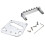 Piastra Ponte TL e Set Ponte A 6 Sellette per Bigsby B5 e B50 Cromato 3