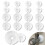 16 Placas de Cubierta de Plomería de Plástico para Baño. 2