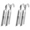 4Pcs Stainless Steel Tea Strainer Fine Mesh Infuser Pipe Filter with Hanging Hook Handle Interval Diffuser Tea Steeper 1