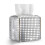 Disco  Tissue Box Cover Glitter Silver Square Rectangular Bling Paper Holder  Tissue Box for Bathroom Vanity 1