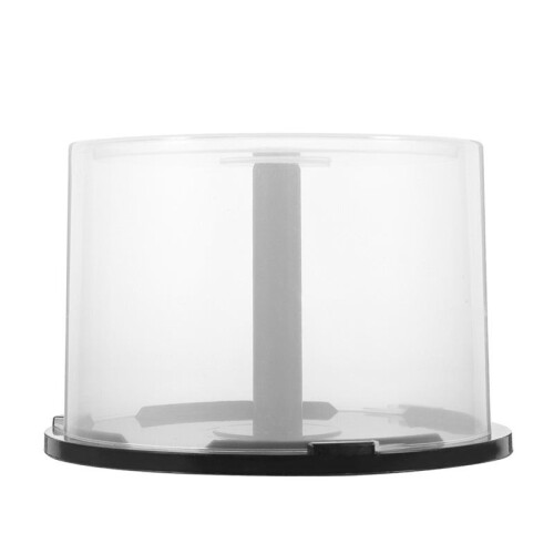 1pcs Large Capacity CD/DVD Storage Container Clear Plastic DVD Holder Compact Disk Organizer Space-Saving Design 2