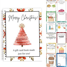 Christmas,Gift Card Book for Christmas Surprises  Every Page DIY Personalized Xmas Gifts