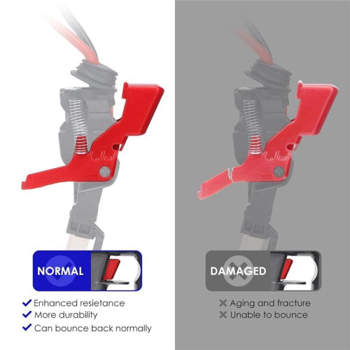 Trigger  Button Replacement Compatible with  V7 V8 SV10 SV11 Vacuum Strong Red Power  Button Repair Accessories 2