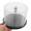 1pcs Large Capacity CD/DVD Storage Container Clear Plastic DVD Holder Compact Disk Organizer Space-Saving Design 4