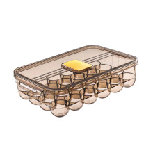 Egg Storage Container with Lid, Stackable Egg Holder for Refrigerator, Durable AntiCrack Organizer