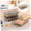 Egg Storage Container with Lid, Stackable Egg Holder for Refrigerator, Durable AntiCrack Organizer 4