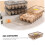 Egg Storage Container with Lid, Stackable Egg Holder for Refrigerator, Durable AntiCrack Organizer 3
