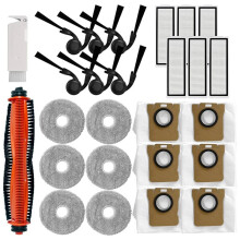 Vervangende Accessoireskit voor Robot Vacuum 5, 5 Pro, Vervangende Onderdelen Borstels Filters Dweil Stofzakken