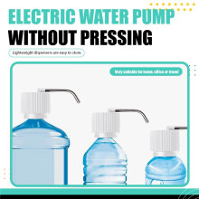 Distributeur D'Eau Électrique, Pompe à Eau, Pompe à Eau, Distributeur D'Eau Automatique Pliable pour la Maison, Blanc