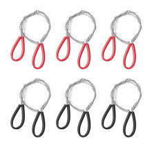 6Pcs Stainless Steel Cable Saw, Metal Wire Saw Hand Pocket String Emergency Rope Cutting Tools PVC Pipe Cutting Tool