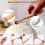 Complete Sourdough  Kit with Banneton Bread Proofing Basket and Glass Jar for Bread Making 2