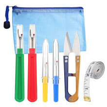6PCS Seam Ripper Tool with Zipper Bag, Steam Stitch-Sewing Tools Includes 2 Large/2 Small Stitch/Sewing Scissors