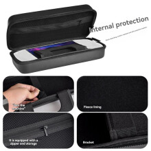 Travel Carrying Case for Legion Go S Host Protective Portable Hard Shell Case with Dual Zipper Ergonomic Handle