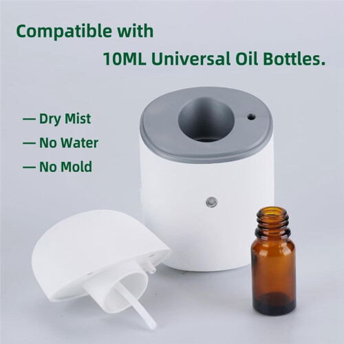 Waterloze Diffuser, Plug-in Waterloze Etherische Olie Diffuser 10ml Slimme Aromatherapie Plug-in Wand Diffuser US-Stekker