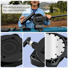 1Pack 2207003 Low-Profile Swivel Base Kompatibel med för Ca-Nnon 3991913 Downrigger Mount