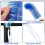3 Pcs Cobweb Duster Bendable Fan Duster Plastic Dust Cleaner Microfiber  Ceiling Brush Reusable Dirt Remover for Fan 3
