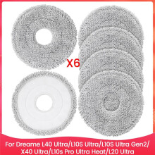Mop Pads for L40 Ultra/L10S Ultra/ L10S Ultra Gen2/X40 Ultra/L10s Pro Ultra Heat/L20 Ultra Robot Vacuum Parts