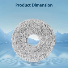 Mop Pads for L40 Ultra/L10S Ultra/ L10S Ultra Gen2/X40 Ultra/L10s Pro Ultra Heat/L20 Ultra Robot Vacuum Parts