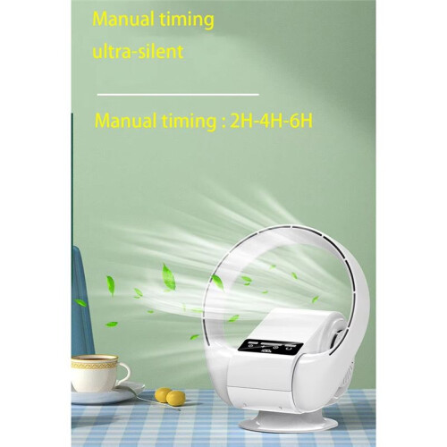 Wall Fan Remote Control 2 in 1 Leafless Fan Table Wall Shaking  Remote Control Silent Wall-Mounted Desktop Fan 2