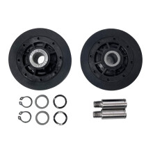 Dryer Drum Roller Kit Replacement for Speed Queen RB170002 510708 Alliance Models, Quiet Bearings