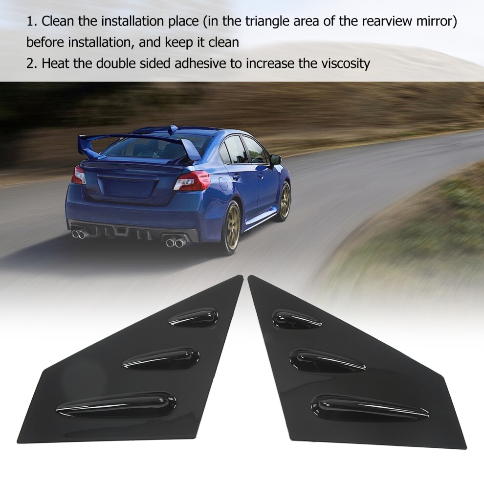 2X Mirror Side Spoiler For Subaru Wrx Sti 2015-21 7790334291832