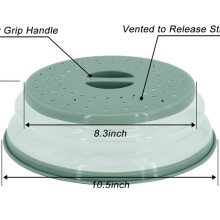 Microwave Oven Heating Cover Multifunctional Folding Fresh-Keeping Cover Oil-Proof and -Proof Heating Cover