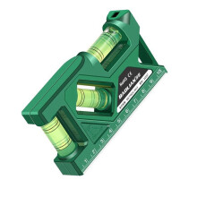 BAOLIAN Level High Precision Horizontal Vertical Measurement Metric Ruler Protractor Home Portable Magnetic Pocket Level