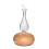 25ML Solid Wood Glass Automatic Aroma Diffuser Silent Essential Oil Atomizing Air Humidifier for Bedroom Office B 1