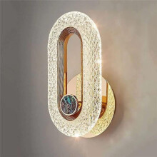 Lámpara de Araña LED de Cristal Moderna de 8 W, Accesorio de Iluminación Decorativo de Lujo para Sala de Estar, Dormitorio, Cocina