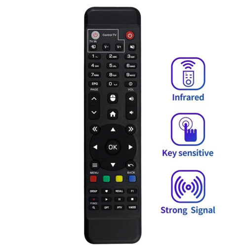 Replace Remote Control for Amiko A6N/A6N MAX Set Top Box Remote Control 1