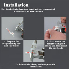 Drywall Access Saw Blades, Saw Drywall Blade, Gipsblad 48-00-1640 för Fram- och Återgående Sågblad för Elverktyg 8st