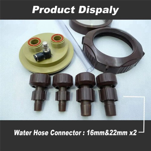 Clear CO2 Atomizer External Turbo Super Diffuser Atomizer Fish Tank Aquarium WaterPlant Fish Tank Landscape Aquatic 2