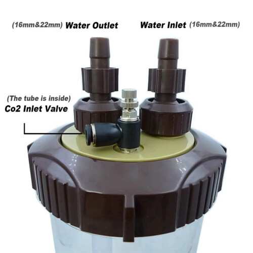 Clear CO2 Atomizer External Turbo Super Diffuser Atomizer Fish Tank Aquarium WaterPlant Fish Tank Landscape Aquatic 1