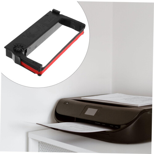 Black Printer Ribbon Holder Replacement Case, Durable MultiModel Compatible, Smudge Printing 1