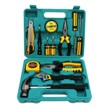 8016-1 16pcs Utility Toolbox Set, 5m Tape, Hammer