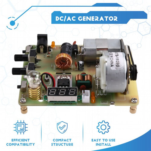 /AC Generator Electric Motor Student Hand Generator Model Power Experimental  Model Generator Model 2
