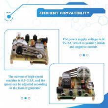 /AC Generator Electric Motor Student Hand Generator Model Power Experimental Model Generator Model