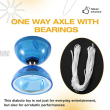 Diabolo à Double Tête à Cinq Roulements, Jouet de Fitness pour L'Extérieur, Jeu de Yo-Yo pour Enfants Âgés