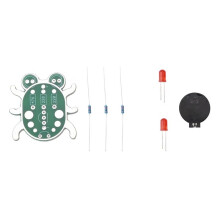 Electronic Diy Kit Weevil Eye Beginner Learn to Solder Fun Kit Handmade Gift Fit for Student Experiment Green