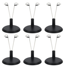 6pcs Doll Stand Adjustable Doll Display Stand Figure Holder Toy Display for 4-8 Inch Toy Support Accessories