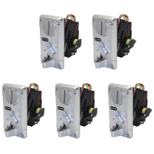 5X Coin Acceptor Coin Pusher JY133A CPU Arcade Coin Selector for Vending Machine Arcade Game Ticket Exchange