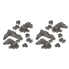 180 Packs Cinder Blocks 1/12 Scale Bricks Concrete Miniature Bricks Tiny Landscaping Dollhouse Accessories