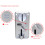 3X Gettoniera Coin Pusher JY133A CPU Arcade Coin Selector per Distributore Automatico Arcade Game Ticket Exchange 3