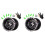 2X Unresponsive LIGHT CHASER X3 Competitive Yo-Yo,Alloy Yoyo for Beginners,and Practise Tricks with Glove and Strings 1