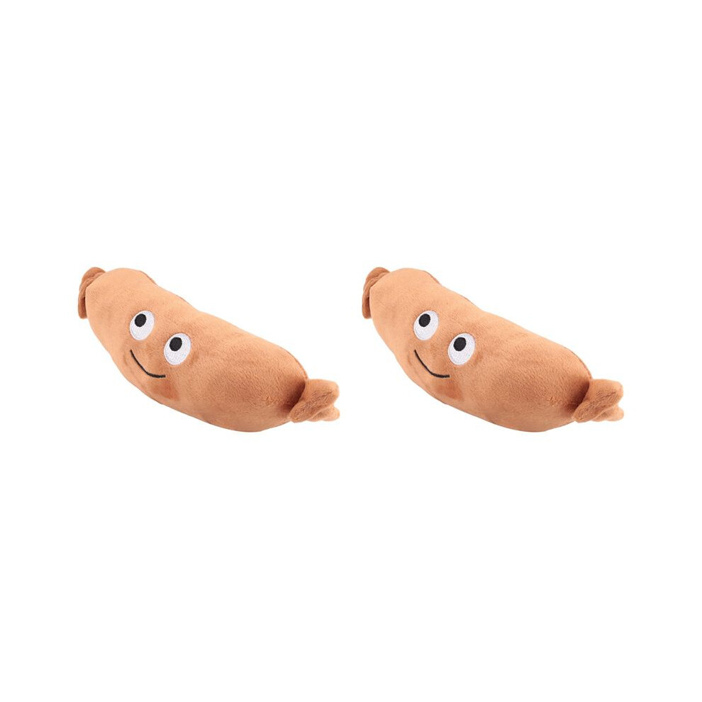 2Pc Stuffed Plush Sausage Toys 20Cm Stuffed Food Plush Dolls Pillow Gifts New Plush Pillows 6031982888335