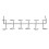 6 Pcs Screwdriver Holder Pegboard Multi-Tool Holder Accessory Pegboard Accessories Multi-Ring Tool Holder for Pegboard 3
