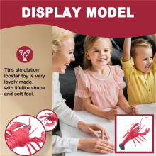 Lobster Modell Simulation Kinder Spielzeug - Rot