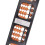 Plastica Abacus aritmetiche Abacus bambini Calcolo utensili 17 cifre 2