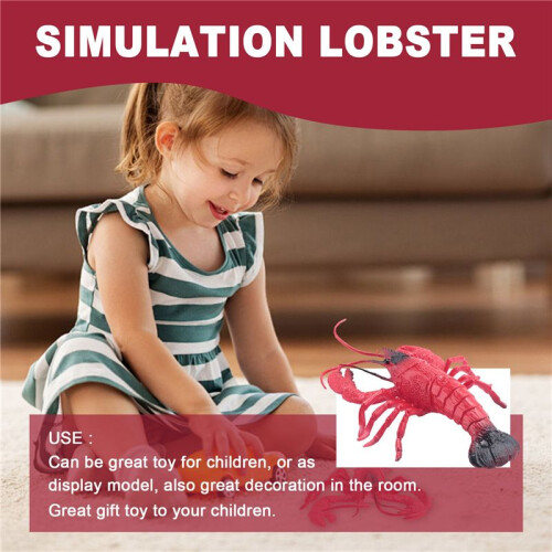 Lobster Model Simulation Lobster Kids Toy - Red 2